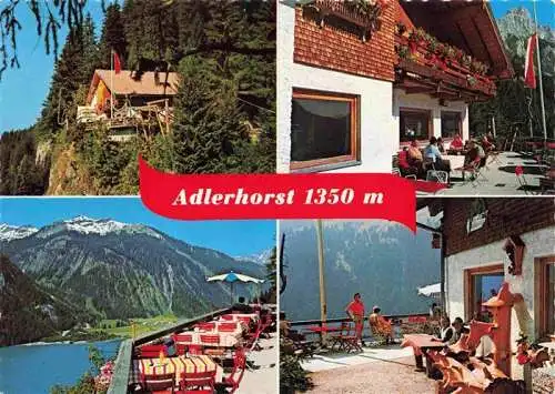 AK / Ansichtskarte 73995161 Nesselwaengle_Tirol_AT Berggasthaus Adlerhorst Terrasse Panorama