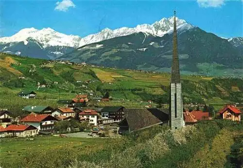 AK / Ansichtskarte  Algund_Merano_Suedtirol_IT mit Kirche Ifinger und Hirzer