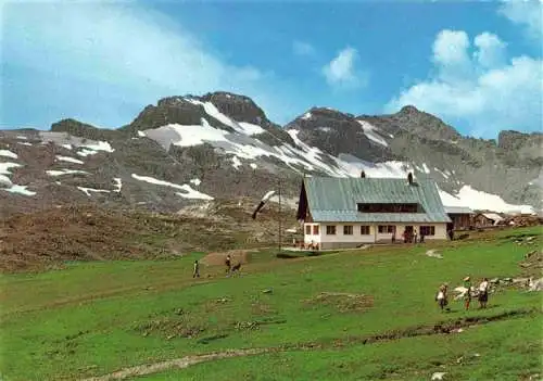 AK / Ansichtskarte  Lech_Vorarlberg_AT Goeppingerhuette mit Johanniskopf