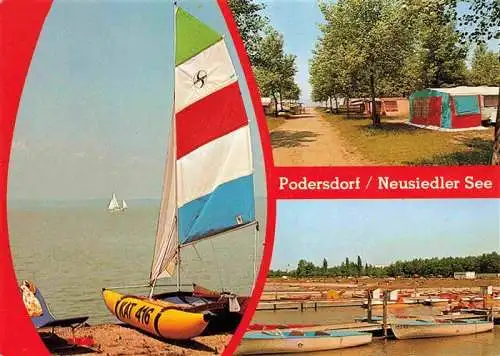 AK / Ansichtskarte 73995211 Podersdorf_Neusiedler_See_AT Campingplatz Details