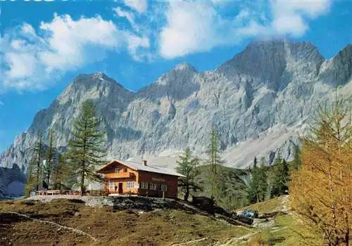 AK / Ansichtskarte  Thuerlwandhuette_1750m_Dachstein_A mit Dachsteinsuedwand