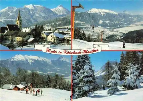 AK / Ansichtskarte  Koetschach-Mauthen_Kaernten_AT Panorama Sessellift Mauthner Alm