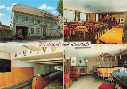 AK / Ansichtskarte  Hochstadt_Pfalz Gasthaus zum Ochsen Tanzcafe Kegelbahn Bar