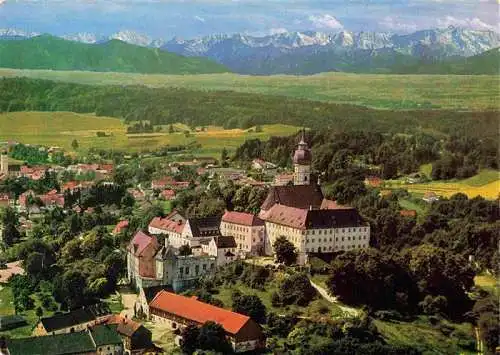 AK / Ansichtskarte  Andechs_Bayern Kloster Andechs Fliegeraufnahme