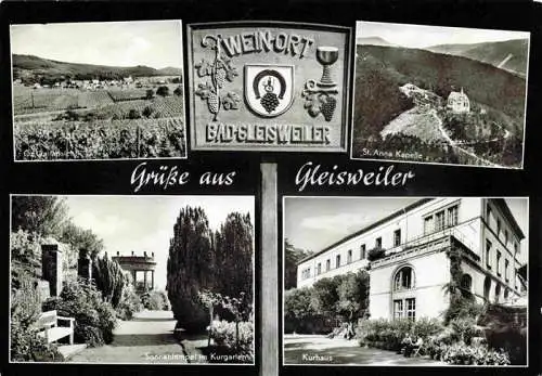 AK / Ansichtskarte  Bad_Gleisweiler Panorama St Anna Kapelle Sonnentempel im Kurgarten KurhAUS