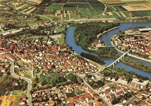 AK / Ansichtskarte  Lauffen__Neckar_Heilbronn_BW Fliegeraufnahme