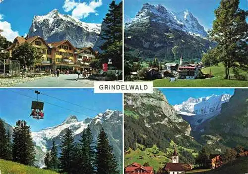 AK / Ansichtskarte  Grindelwald_BE Ortspartien Panorama Sessellift