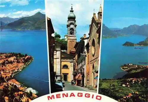 AK / Ansichtskarte 73995388 Menaggio_Lago_di_Como_Lombardia_IT Fliegeraufnahmen Ortsmotiv