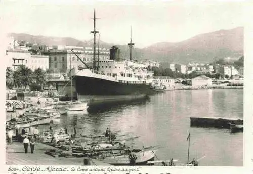 AK / Ansichtskarte  AJACCIO_2A_Corse-du-Sud Le Commandant Quere au port
