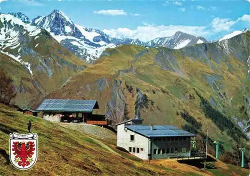 AK / Ansichtskarte 73995489 Kals-Lesach_Grossglockner_Tirol_AT Bergbahn Restaurant Glocknerblick mit Glocknerwand