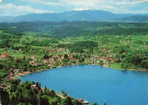 AK / Ansichtskarte  Velden__Woerthersee_AT Fliegeraufnahme mit Gerlitzen