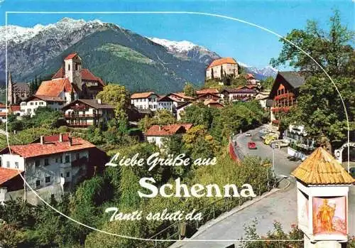 AK / Ansichtskarte  Schenna_Meran_Trentino_IT Panorama mit Texelgruppe