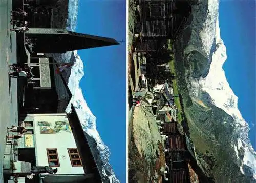 AK / Ansichtskarte  Saas-Fee_VS mit Alphubel Taeschhorn Dom