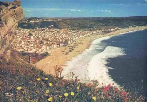 AK / Ansichtskarte 73995539 Nazare_PT Fliegeraufnahme