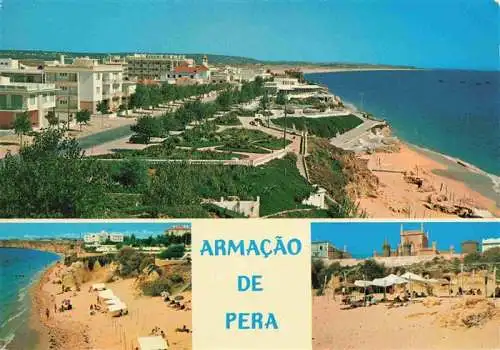 AK / Ansichtskarte 73995540 Armacao_de_Pera_Algarve_PT Fliegeraufnahmen Strandpartien
