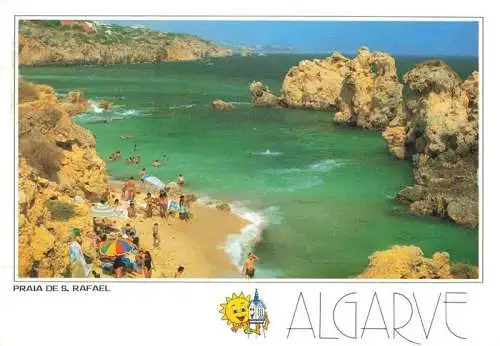 AK / Ansichtskarte  Albufeira_PT Praia de San Rafael Fliegeraufnahme