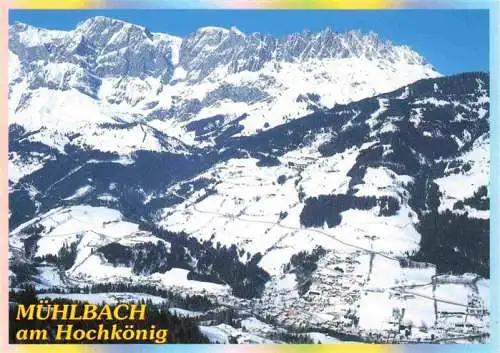 AK / Ansichtskarte  Muehlbach_Hochkoenig_Pinzgau-Pongau_AT Schischaukel Muehlbach Dienten Hinterthal Fliegeraufnahme