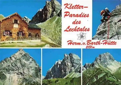 AK / Ansichtskarte  Hermann_Barthhuette Kletterparadies Berggipfel