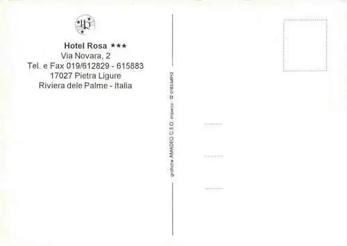 AK / Ansichtskarte  Pietra_Ligure_Pietraligure_IT Hotel Rosa Rezeption