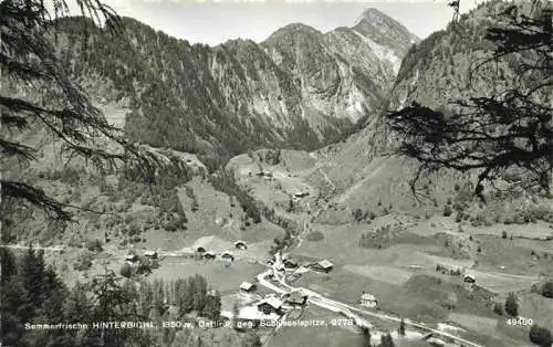 AK / Ansichtskarte  Hinterbichl_Praegraten Fliegeraufnahme mit Schuesselspitze