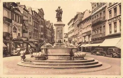 AK / Ansichtskarte 73995728 LIEGE__Luettich_Luik_Belgie Rue Vinaye d'Ile et Statue de la Vierge