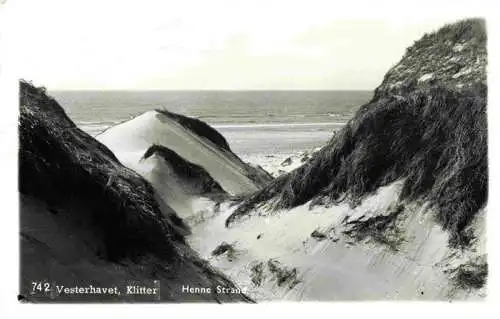 AK / Ansichtskarte  Vesterhavet_Insel_Fano_DK Klitter Henne Strand