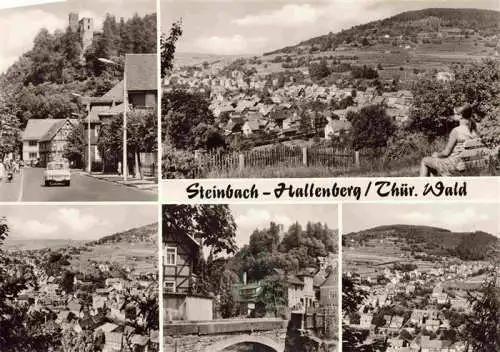 AK / Ansichtskarte  Steinbach_Hallenberg Strassenpartie Panorama Teilansichten