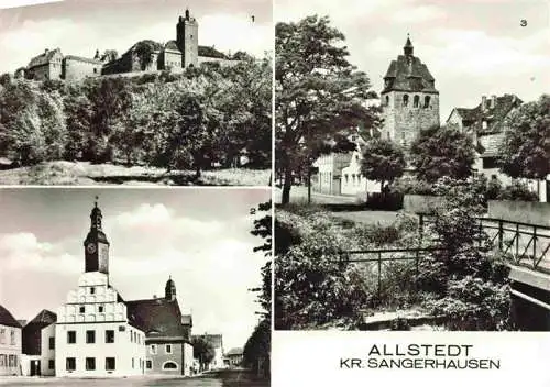 AK / Ansichtskarte  Allstedt Schloss Rathaus Dom Thomas Muentzer Gedenkstaette