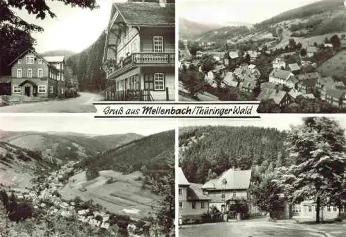 AK / Ansichtskarte  Mellenbach-Glasbach Ortspartien Panorama