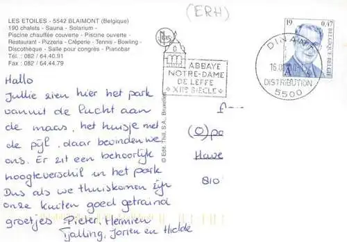 AK / Ansichtskarte  Blaimont Les Etoiles Blaimont Vue aerienne