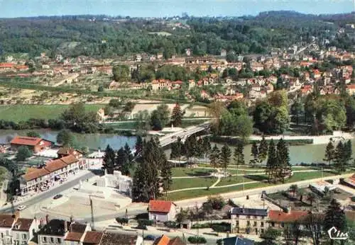 AK / Ansichtskarte  La_Ferte-sous-Jouarre_77_Seine-et-Marne Vue aerienne Place du Memorial Jardin Public La Plage