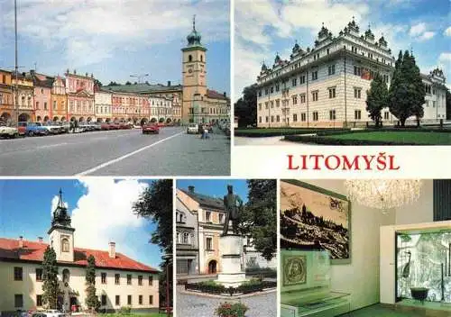 AK / Ansichtskarte 73995879 Litomysl_Leitomischl_CZ Pussobil zde Al Jirasek B Nemcova MD Rettigova a narodil se zde hudebni skladatel B Smetana