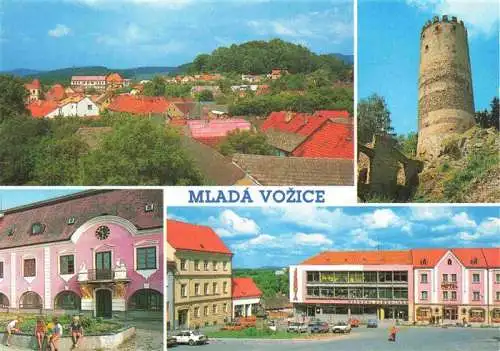 AK / Ansichtskarte 73995886 Mlada_Vozice_Jung_Woschitz_CZ Panorama Hrad Selmberk Vysetice zamek Namesti v Mlade Vozici