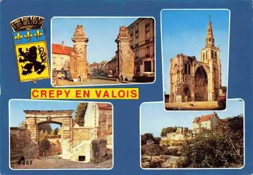 AK / Ansichtskarte  Crepy-en-Valois_60_Oise Vue partielle
