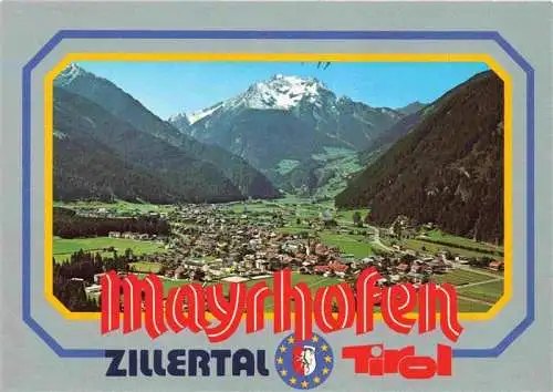 AK / Ansichtskarte  Mayrhofen__Zillertal_Tirol_AT Panorama mit Gruenberg