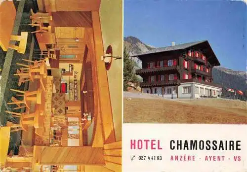 AK / Ansichtskarte  Anzere Hotel Chamossaire Restaurant