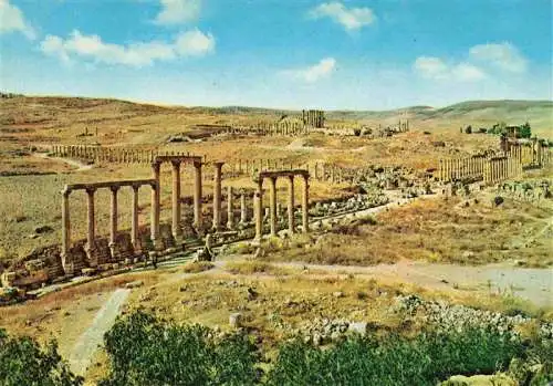 AK / Ansichtskarte 73995982 Jerash_Gerash_Jordania Saeulenstrasse