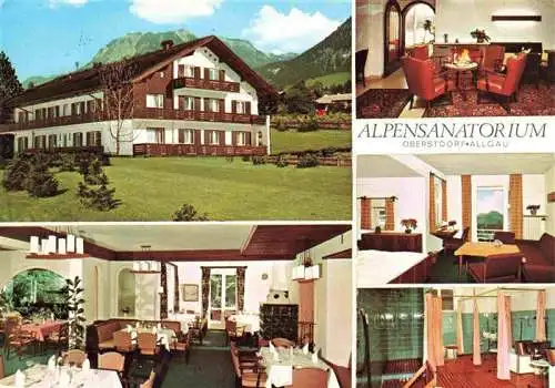 AK / Ansichtskarte  OBERSTDORF Alpensanatorium Restaurant Kuranwendung Fremdenzimmer