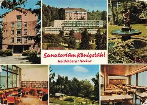 AK / Ansichtskarte  Heidelberg__Neckar Sanatorium Koenigstuhl Park Brunnen