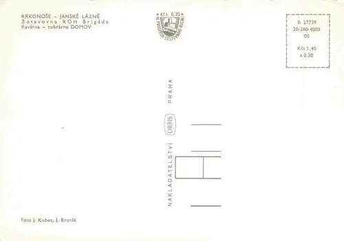 AK / Ansichtskarte  Janske_Lazne_Johannisbad_CZ Panorama Zotavovna ROH Brigada Kavarna cukrarna Domov