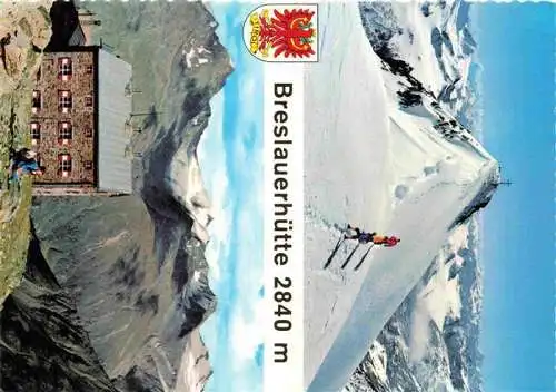 AK / Ansichtskarte  Breslauerhaus_Breslauerhuette_2840m_Tirol_AT am Fusse der Wildspitze