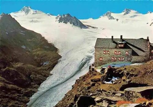 AK / Ansichtskarte  Ramolhaus_3802m_Tirol_AT mit Gurgler Gletscher Hochwilde und Falschungsspitze