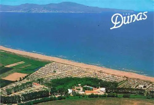 AK / Ansichtskarte 73996042 Sant_Pere_Pescador_Costa_Brava_ES Fliegeraufnahme Camping Las Dunas