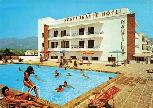 AK / Ansichtskarte  Rosas_Costa_Brava_Cataluna_ES Hotel Nautilus Pool