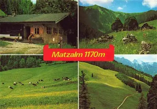 AK / Ansichtskarte 73996075 Leogang_Saalbach-Hinterglemm_AT Jausenstation Matzalm Panorama