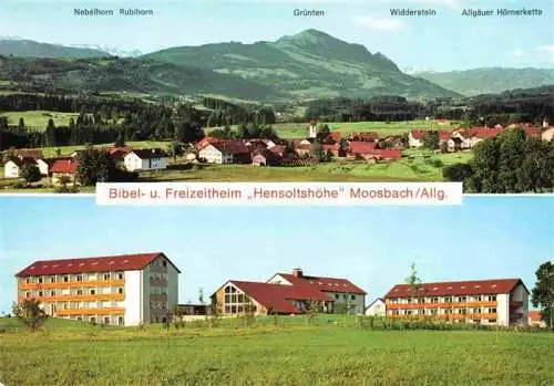 AK / Ansichtskarte  Moosbach_Oberallgaeu_Sulzberg Bibel und Freizeitheim Hensoltshoehe Panorama