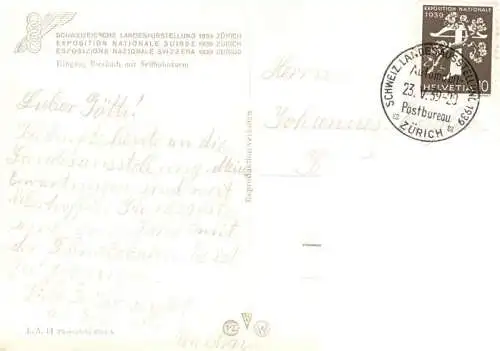 AK / Ansichtskarte  Landesausstellung_Zuerich_1939 Riesbach Seilbahnturm