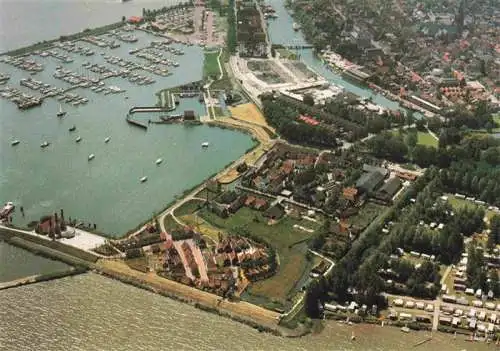 AK / Ansichtskarte 73996186 Enkhuizen_NL Rijks Zuiderzeemuseum Buitenmuseum Jachthaven Camping Enkhuizer Zand Fliegeraufnahme