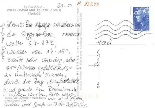 AK / Ansichtskarte  Cavalaire-sur-Mer_83_Var Vue partielle Vue aerienne