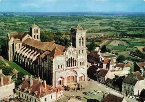 AK / Ansichtskarte  Vezelay_89_Yonne Vue aerienne Basilique de la Madeleine